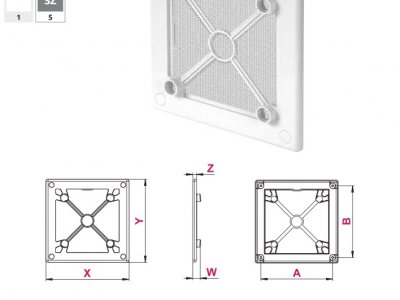 Ramki do kratek wentylacyjnych Awenta System+